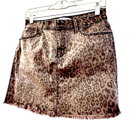 Mudd Leopard Print Skirt Size 9 - Picture 5 of 5